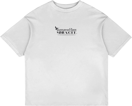 T-SHIRT "GÉNÉRATION MIRACLE" BLANC SOLO🕊️