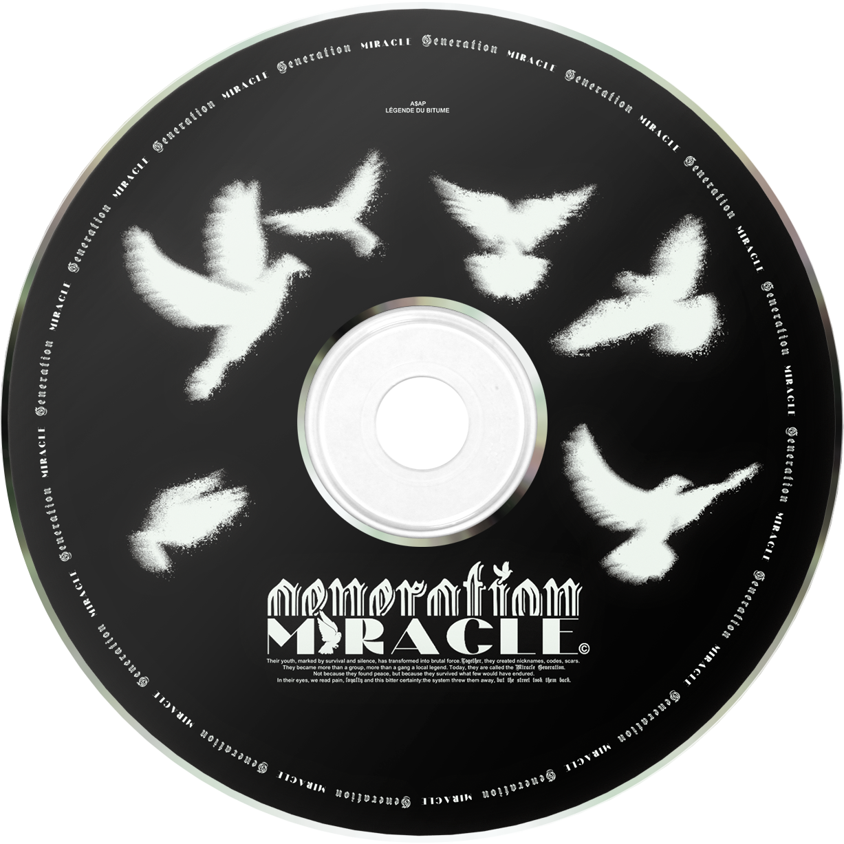 PACK "GÉNÉRATION MIRACLE" ALBUM + TSHIRT (BLANC) 🕊️